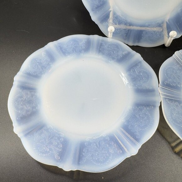 Macbeth Evans American Sweetheart Monax Depression Opalescent Set 3 Dishes VTG - Picture 6 of 13